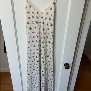 Petite Satin Floral Nightgown